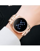  Digital Watch For Women Bracelet  Led Ladies Watches  Rose Gold Dress Casual Quartz Watch zegarek damski