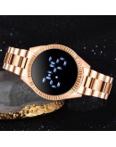  Digital Watch For Women Bracelet  Led Ladies Watches  Rose Gold Dress Casual Quartz Watch zegarek damski