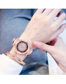   European  style Women Watch + Bracelet   Quartz Watches Reloj Mujer Casual Leather Wristwatch