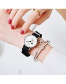 Gaiety  2pcs Set Astronaut Designer Women Wrist Watch Bracelet Canvas Casual Ladies Watch Clock Simple Gfit Reloj Mujer 