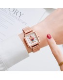 Casual Watch For Women Bear Pattern Elegant Ladies Watch Rose Gold Unique Designer Simple Female Wrist Watches Relogio Feminino