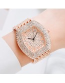  Women Watches Crystal Diamond Watch Ladies Top   Ladies Casual Women's Bracelet Crystal Watches Montre Femme