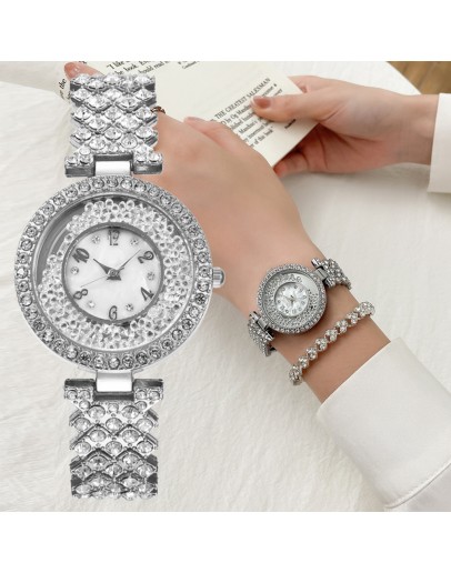  Women Watch With Diamond Watch Ladies Top   Ladies Casual Women's Bracelet Crystal Watches Relogio Feminino