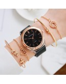  Women Watch Set Female Quartz Wristwatch Rubber Band Ladies Bracelet  Watches Casual Dress Clock Montre Femme