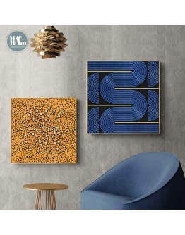 Abstract Line geometry art painting Canvas Print Painting Minimalist Poster Wall Art Pictures  Living Room Home Decor