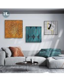 Abstract Line geometry art painting Canvas Print Painting Minimalist Poster Wall Art Pictures  Living Room Home Decor