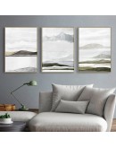 Nordic Ink painting abstract Landscape Wall Art Canvas Poster and Print Canvas Creative Picture for Living Room Morden Decor