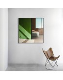 Nordic Decoration color house Abstract  Wall art  canvas painting Landscape Wall Pictures for Living Room morden print No Frame