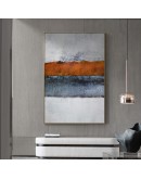 Nordic Ink abstract river water Orange Canvas Painting Modern Posters And Prints Wall Art Pictures For Living Room Home Decor