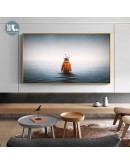 Nordic Space spaceship Wall Art Canvas Painting astronaut modern Art Poster Print Wall Picture for Living Room dining Decor