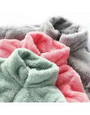 Autumn Winter Warm Coral Fleece Outdoor Fleece Jacket Women Hoodies Coat Plus Size Velvet Thick Double-Sided Plush Cardigan Coat