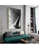 Nordic Black White art wall art Canvas Painting posters Prints Abstract building Picture for Living Room Morden Home Decor