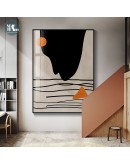 Abstract Black white geometry colorful Canvas Print Paintings Poster Morden Wall Art Pictures on Canvas Living Room Home Decor