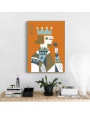 Nordic Playing CARDS Wall Art Canvas Poster and Print Canvas Painting Decorative chess room Picture for Living Room Home Decor