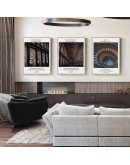 Nordic Building Abstract wall art Canvas Painting Prints Black White Posters for Living Room Morden contracted Home Decor