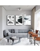 Nordic Black White Building Art wall art Canvas Painting Prints Abstract Posters for Living Room Morden contracted Home Decor