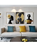 HD  art Figures Canvas Paintings Wall Art Prints golden Poster Living Room Decorative Paintings On The Wall Home Decor