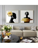 HD  art Figures Canvas Paintings Wall Art Prints golden Poster Living Room Decorative Paintings On The Wall Home Decor