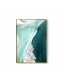 Watercolor abstract oil painting texture Green Canvas Art Paintings For Living Room Bedroom Posters And Prints Wall Poster Decor