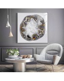 Nordic Golden agate line wall Art Canvas Poster Painting Black White Decoration Picture for living room Morden Print Home Decor