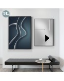 Minimalist geometric color block canvas Print Painting Modern Abstract Poster Wall Art Pictures on Canvas Living Room Home Decor