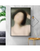 Nordic style Hazy girl Wall Art picture Romantic Canvas prints Literature and art Girls bedroom livingroom Painting home decor