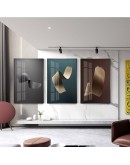 Modern creative Wall Art Canvas Painting Abstract Brush line Art Poster Print Wall Picture for Living Room aisle Nordic Decor