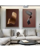 Modern creative Wall Art Canvas Painting Abstract Brush line Art Poster Print Wall Picture for Living Room aisle Nordic Decor