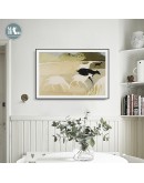 Nordic Vintage cat fish master Wall Art picture abstract animals Canvas prints Literature and art livingroom Painting home decor