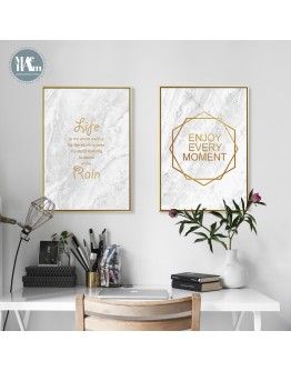 Nordic Creative English marble abstract wall art Canvas Painting Prints Posters for Living Room Morden contracted Home Decor