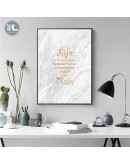 Nordic Creative English marble abstract wall art Canvas Painting Prints Posters for Living Room Morden contracted Home Decor