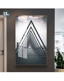 Nordic Abstract geometric Building wall art Canvas Posters Painting Prints Landscape Pictures for Living Room Morden Home Decor