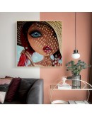 Nordic Modern Style beauty Characters Colorful Canvas Painting Poster Print Decor Wall Art Pictures For Living Room Bedroom