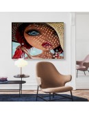 Nordic Modern Style beauty Characters Colorful Canvas Painting Poster Print Decor Wall Art Pictures For Living Room Bedroom