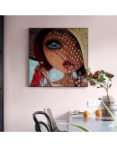 Nordic Modern Style beauty Characters Colorful Canvas Painting Poster Print Decor Wall Art Pictures For Living Room Bedroom