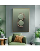 Nordic abstract geometric gold foil creative Canvas Art Paintings For Living Room Bedroom Posters And Prints Wall Poster Decor