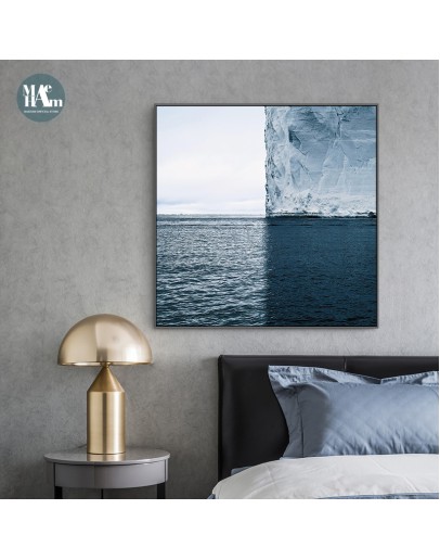 Nordic Landscape Canvas Painting Prints Posters Ice Sea wall art Pictures for Living Room Morden contracted Home Decor