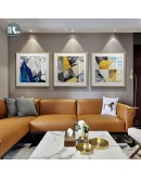 Nordic Abstract Gold leaf  Golden bird wall art  Canvas posters Painting Prints Posters for Living Room Morden Decor