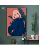 Delicate Girls green plant Wall Art Canvas Painting Nordic Posters And Prints  Figures wall Pictures For Living Room