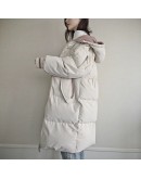 Winter Cotton Jacket Women  Style Loose Long Padded Parka Thick Warm Puffer Outerwear Coat Hooded Abrigos Mujer Invierno