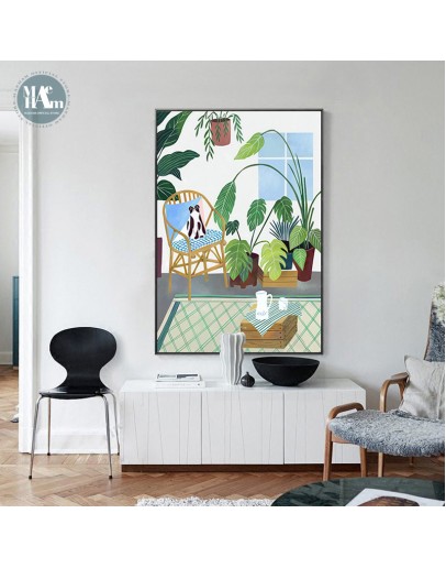 Nordic Hand-painted plants food wall art Canvas Painting posters Prints wall Picture for Living Room dining room Morden Decor