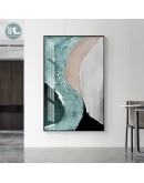 abstract Green Watercolor line Canvas Art Paintings For Living Room Bedroom Porch Posters And Prints Wall Poster Morden Decor