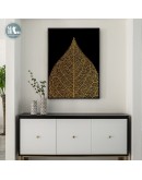 Nordic Golden Leaf Unique Plants Canvas Painting Poster Print HD Decor Wall Art Pictures For Living Room Bedroom home decor