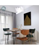 Nordic Golden Leaf Unique Plants Canvas Painting Poster Print HD Decor Wall Art Pictures For Living Room Bedroom home decor