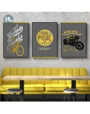 Nordic Industrial bar art wall art Canvas Painting posters Prints Abstract locomotive Picture for Living Room Morden Home Decor