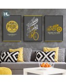 Nordic Industrial bar art wall art Canvas Painting posters Prints Abstract locomotive Picture for Living Room Morden Home Decor