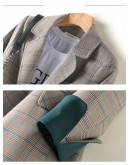  Spring Autumn Plaid Blazers Women Long Sleeve Suits Jackets Coats Female Office Business Blazer Coat Plus Size Femme Veste