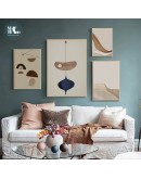 Nordic Warm color Abstract wall art Canvas Painting Prints Pictures for Living Room postmodern art posters print Home Decor