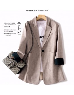 Spring Autumn Casual Blazers Women Begie Black Suits Jackets Coats Female Formal Office Blazer Clothes Women's Femme Veste