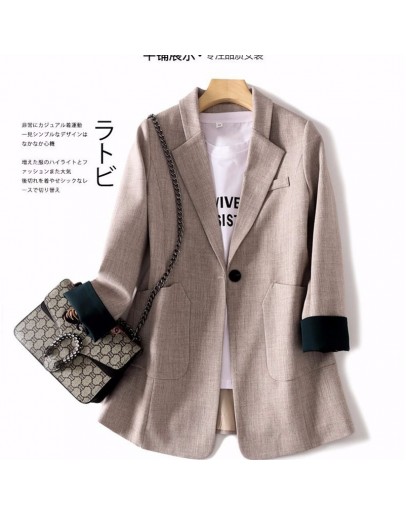 Spring Autumn Casual Blazers Women Begie Black Suits Jackets Coats Female Formal Office Blazer Clothes Women's Femme Veste